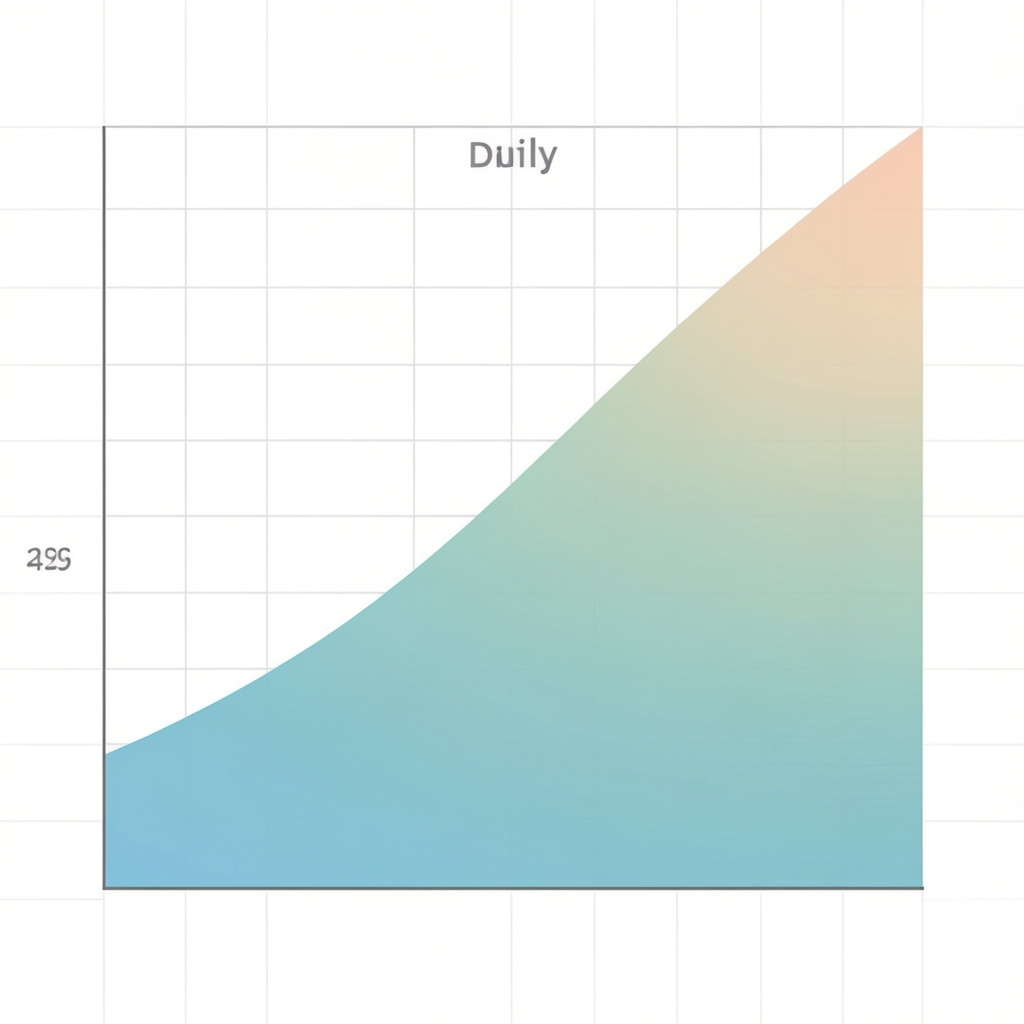 Daily energy level chart showing natural fluctuations